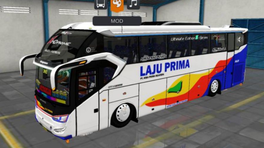 Mod Bussid Bus SR2 XHD Prime Laju Prima