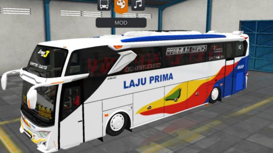 Mod Bussid Bus Laju Prima JB3+ SHD Voyager