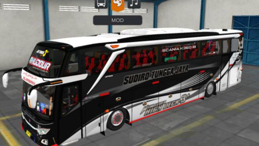 Mod Bussid Bus JB3+ SHD Scania Non Facelift