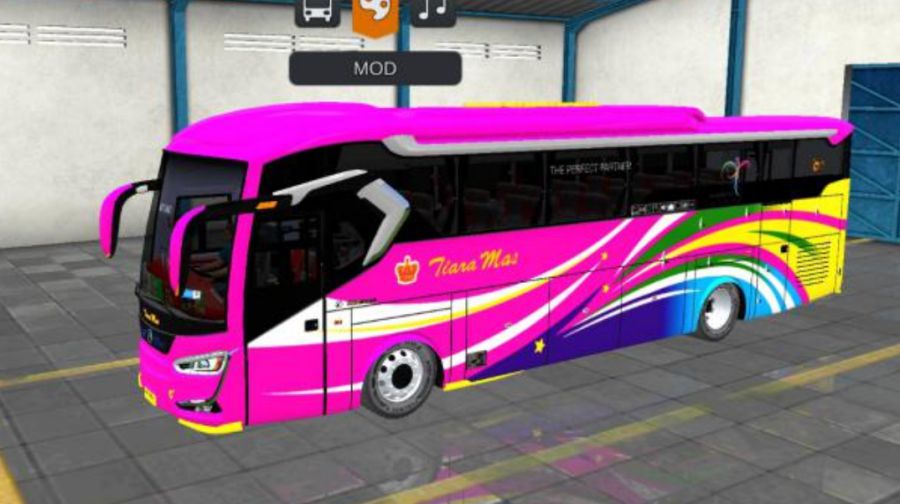 Mod Bussid Bus Tiara Mas SR2 Panorama