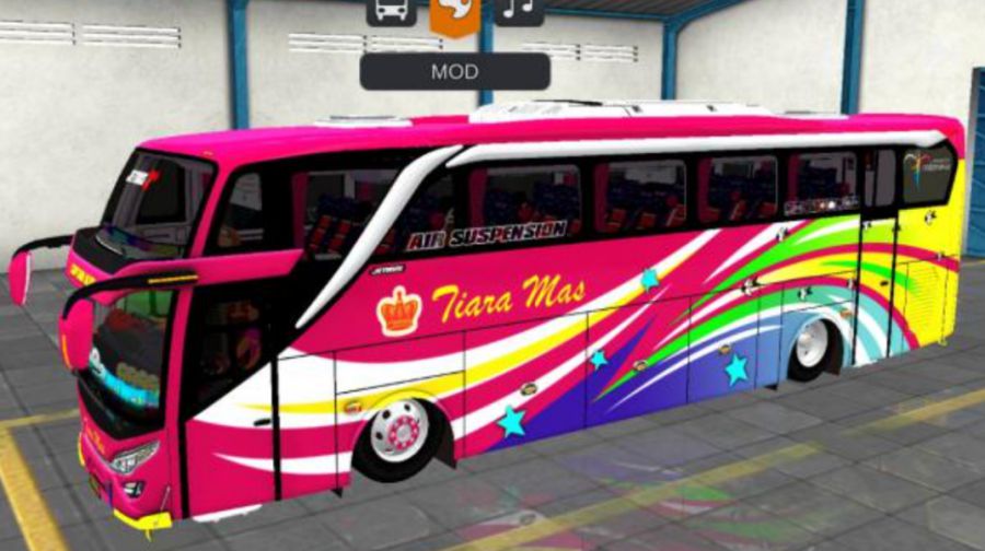 Mod Bussid Bus Tiara Mas JB2+ SHD