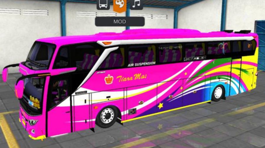 Mod Bussid Bus Tiara Mas JB3+ Mercy O500R