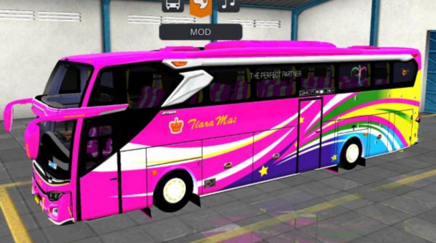 Mod Bussid Bus Tiara Mas JB3+ Hino RK