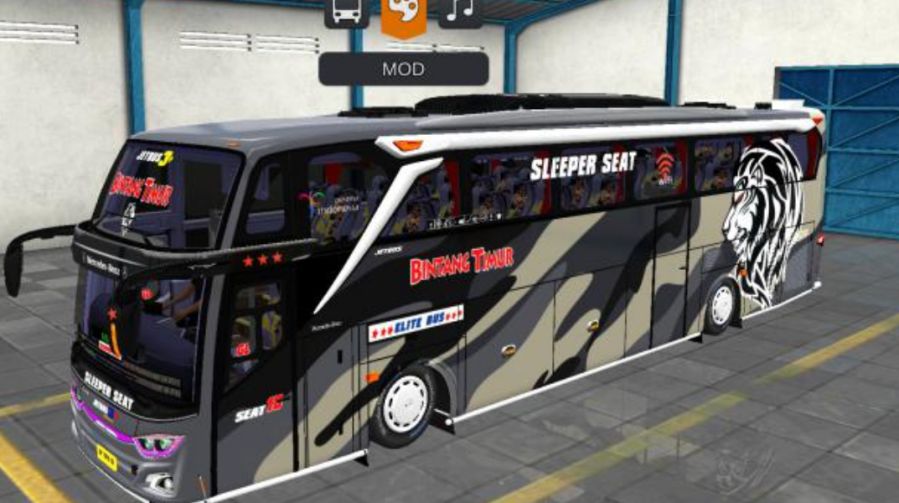 Mod Bussid Bus Bintang Timur SHD Sleeper Seat