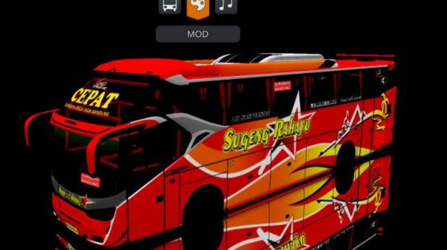 Mod Bussid SR2 XHD Sugeng Rahayu