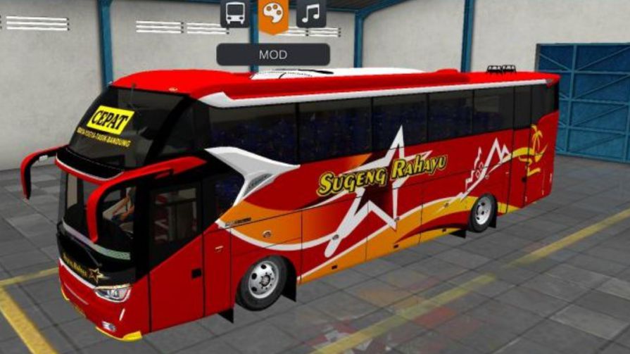 Mod Bussid SR2 XHD Prime Sugeng Rahayu