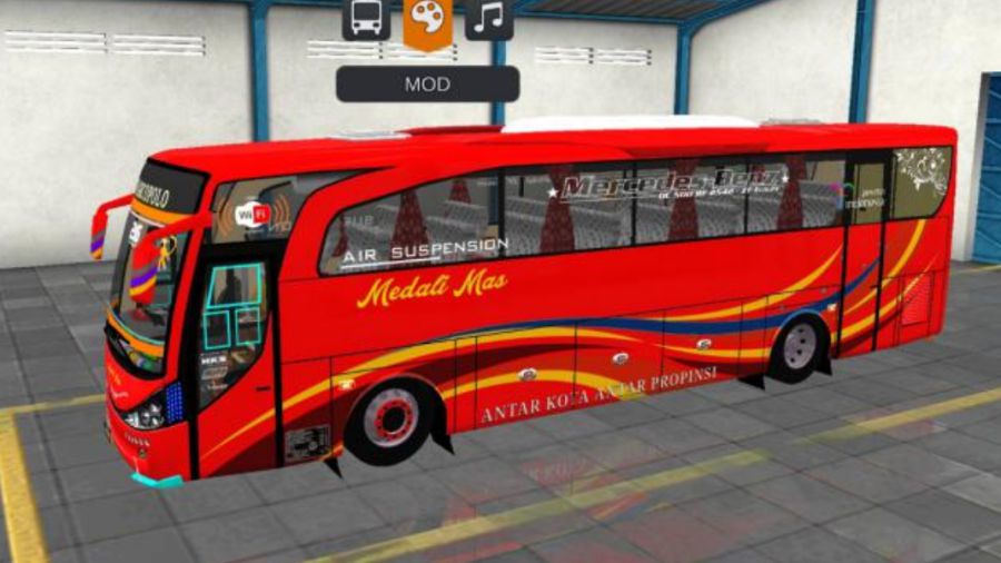 Mod Bussid Bus Medali Mas Marcopolo