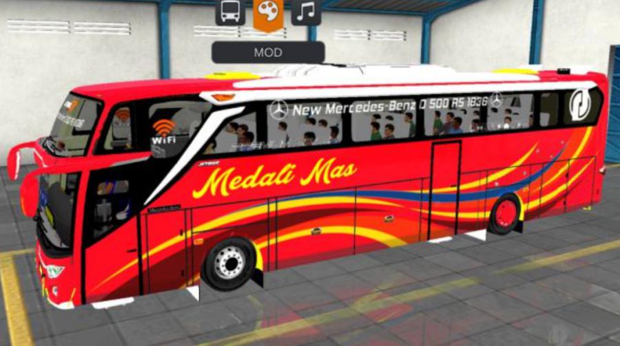 Mod Bussid Bus Medali Mas JB3 Mercy O500R