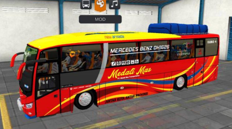 Mod Bussid Bus Medali Mas Evonext