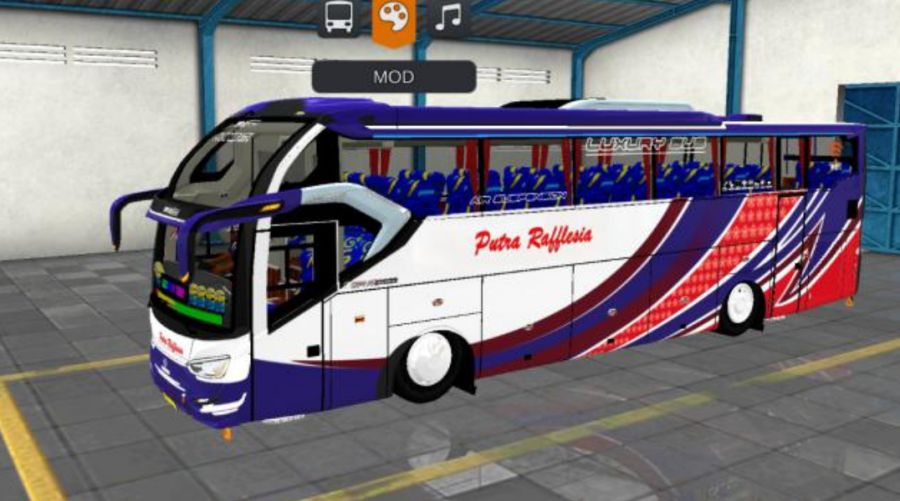 Mod Bussid Bus Putra Rafflesia SR2 XHD Prime