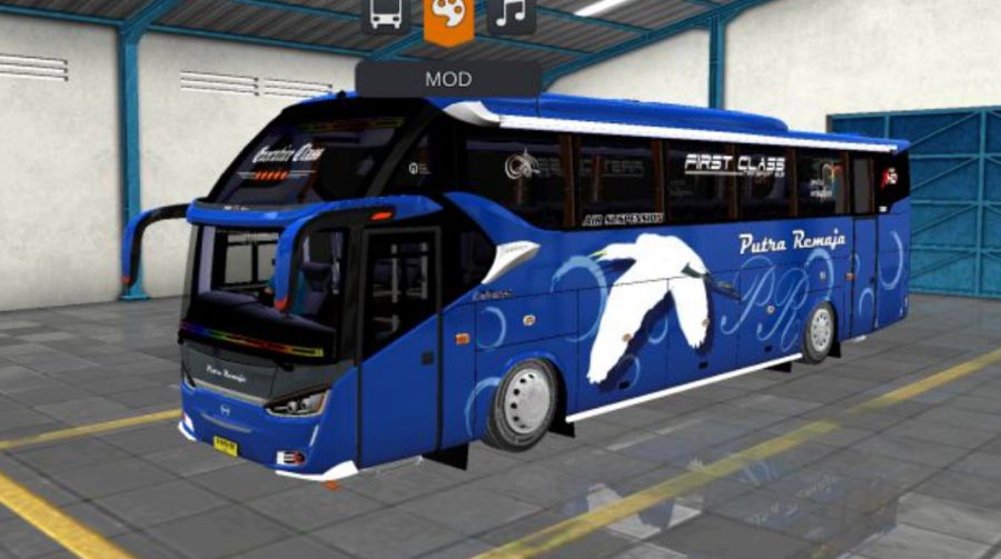 Mod Bussid Bus Putra Remaja SR2 XHD Hino