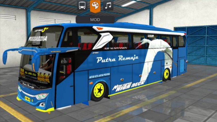 Mod Bussid Bus Putra Remaja JB3+ SHD Hino