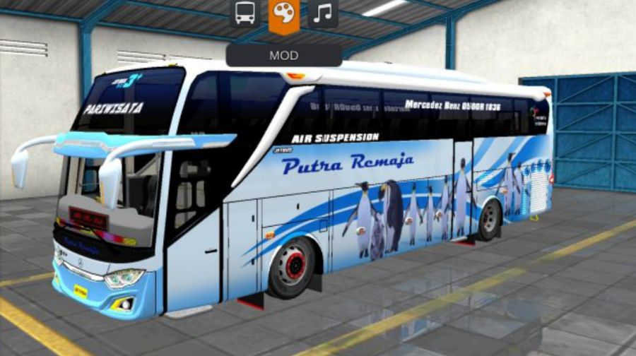 Mod Bussid Bus JB3+ O500R OH1836 Putra Remaja