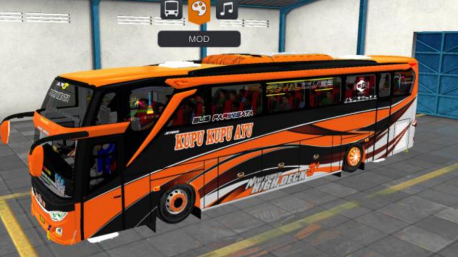 Mod Bussid Bus Kupu Kupu Ayu JB3+ HDD Non Facelift