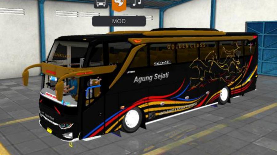 Mod Bussid Bus Agung Sejati JB3+ SHD