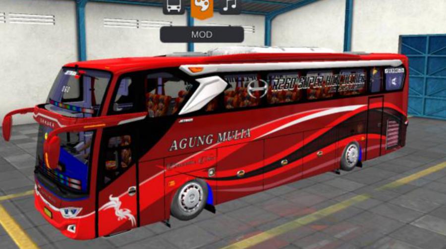 Mod Bussid Bus Agung Mulia JB3 Hino RK