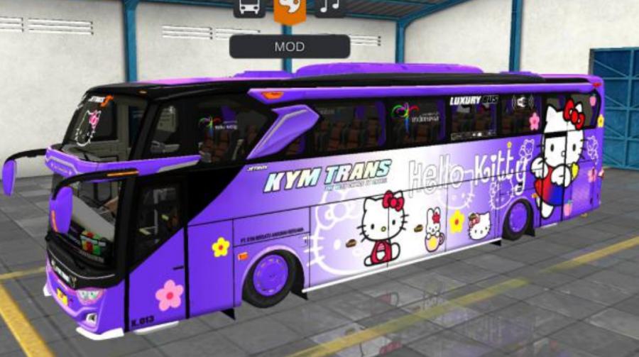 Mod Bussid Bus KYM Trans JB3+ Voyager Hino