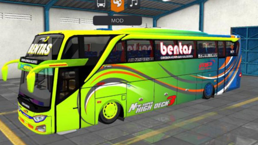 Mod Bussid Bus Mekar Prima JB3 ZTOM