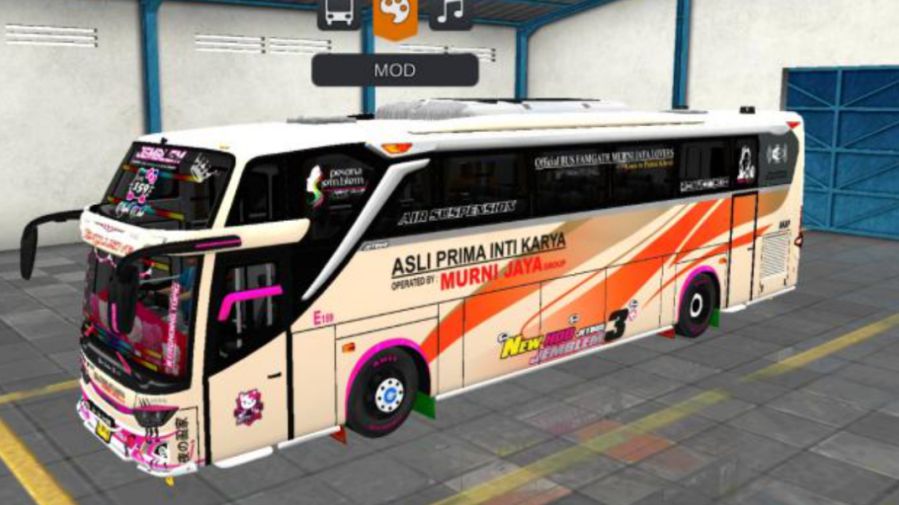 Mod Bussid Bus Murni Jaya HDD