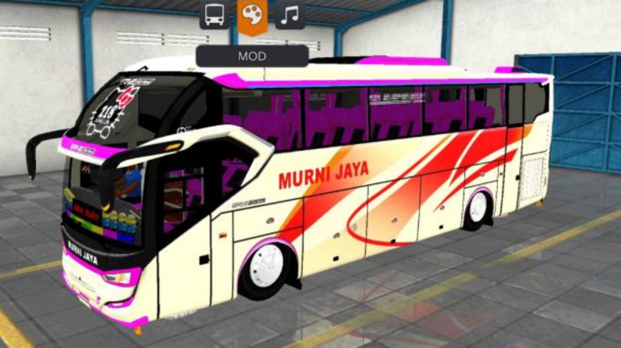 Mod Bussid Bus Murni Jaya SR2 XHD Prime