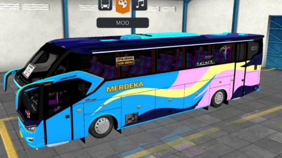 Mod Bussid Bus Merdeka SR2 Hino