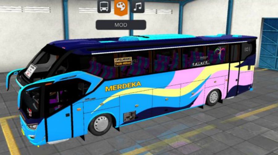 Mod Bussid Bus Merdeka SR2 XHD Hino