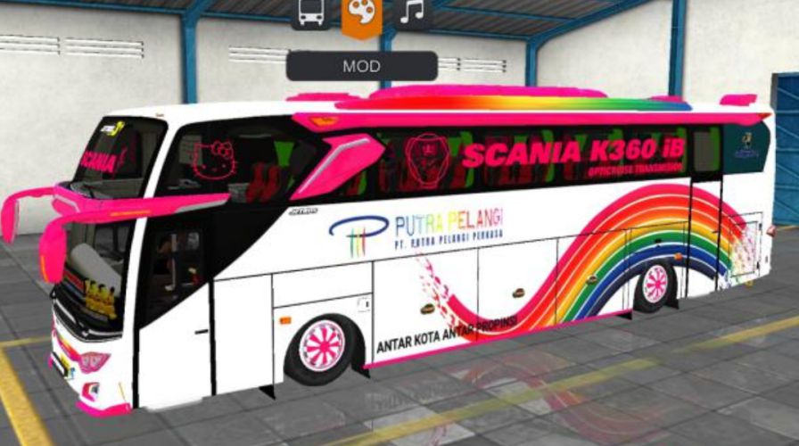 Mod Bussid Bus Putra Pelangi JB3+ SHD Voyager