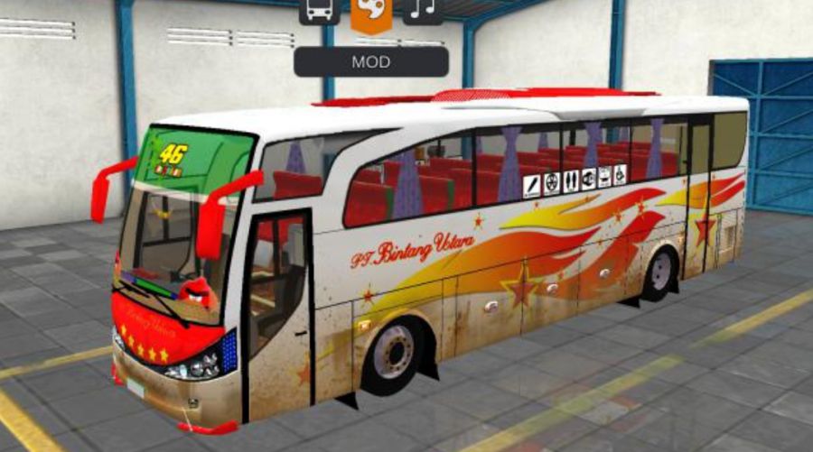 Mod Bussid Bus Bintang Utara Putra Marcopolo