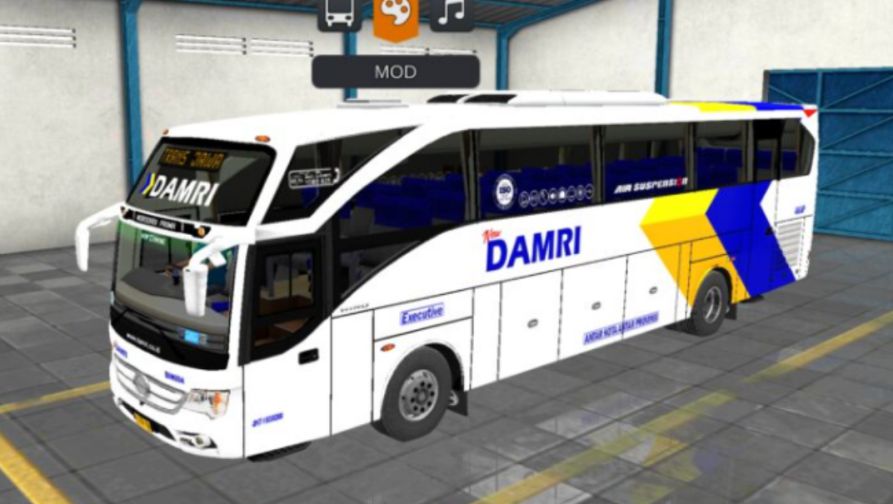 Mod Bussid Bus DAMRI MPGT