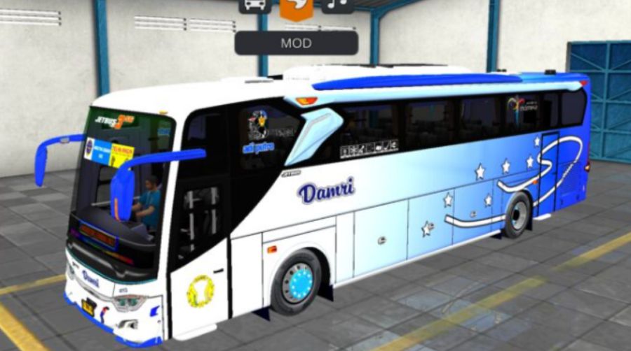 Mod Bussid Bus DAMRI JB3+ HDD Hino