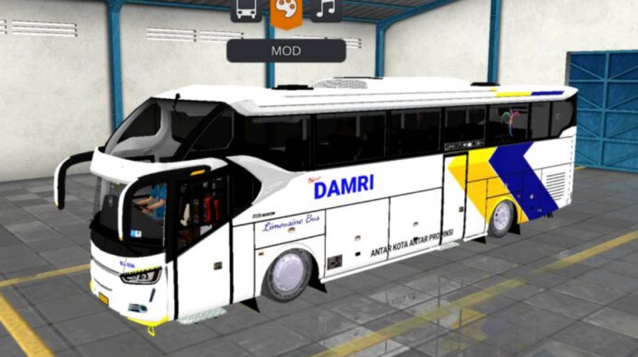 Mod Bussid Bus DAMRI SR2 XHD