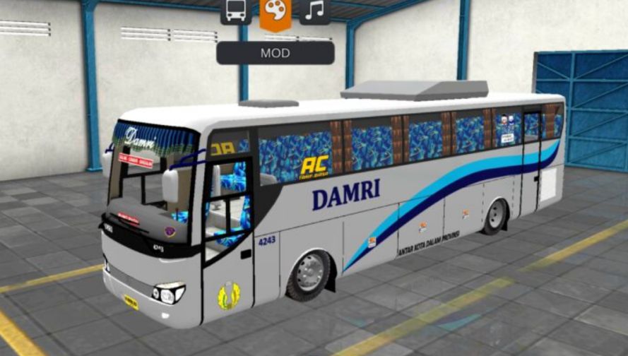 Mod Bussid Bus DAMRI Proteus