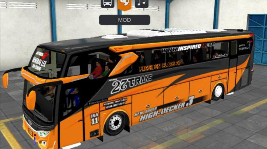 Mod Bussid Bus 27 Trans Jetbus3+ MHD