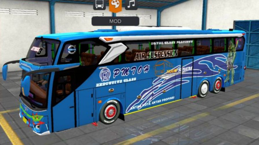 Mod Bussid Bus PMTOH JB3+ Tronton Volvo B11R