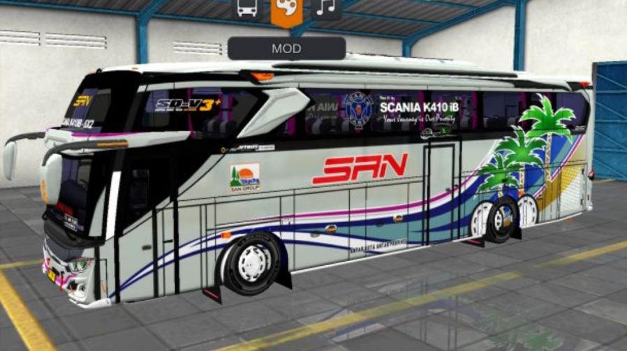 Mod Bussid Bus SAN SD-V Alcoa