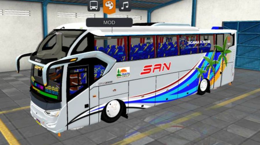 Mod Bussid Bus SAN SR2 XHD Prime