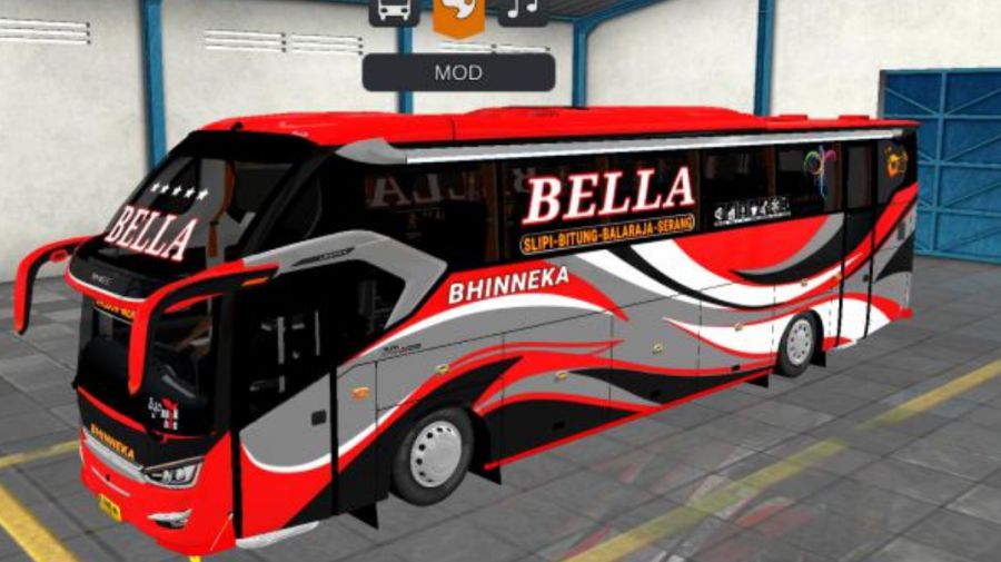 Mod Bussid Bus Bhinneka SR2 S Bimo