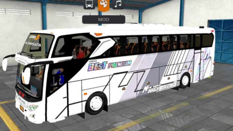 Mod Bussid Bus Best Premium JB3+ Voyager Hino