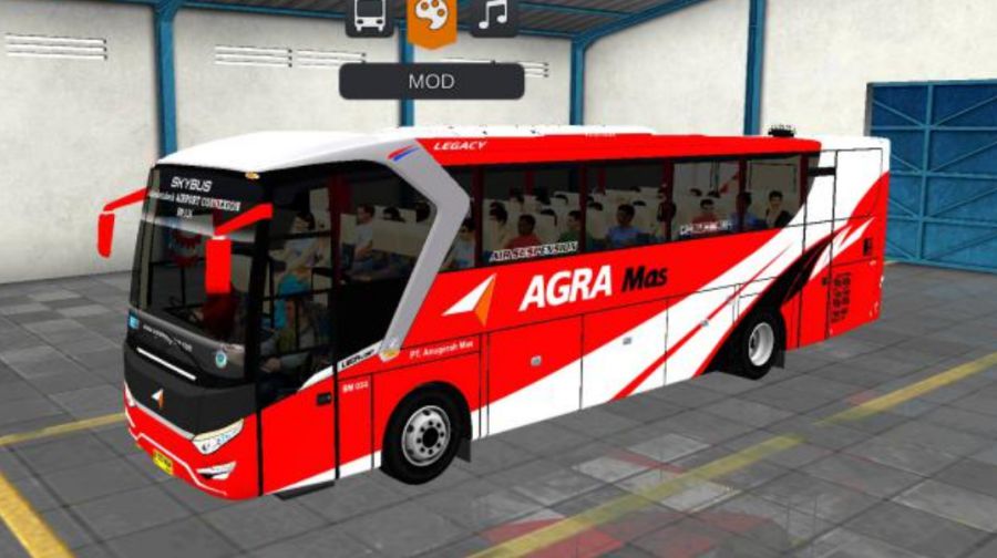 Mod Bussid Bus Agra Mas SR1 Hino