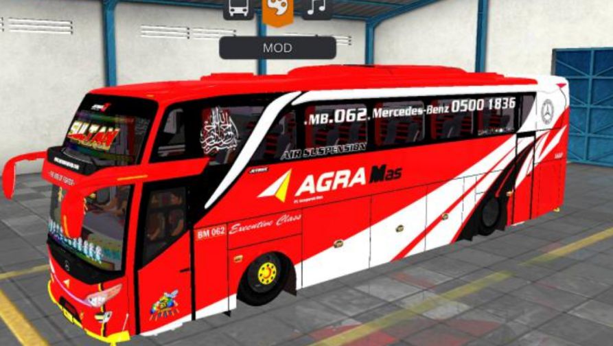 Mod Bussid Bus Agra Mas JB2+ SHD