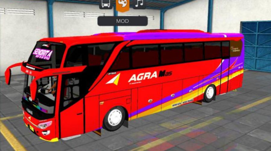 Mod Bussid Bus Agra Mas JB2 HDD