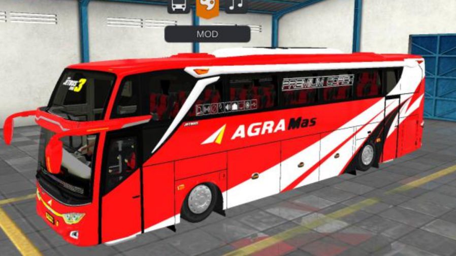 Mod Bussid Bus Agra Mas JB3+ Setra