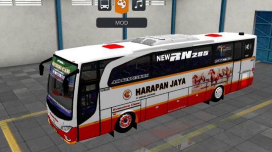 Mod Bussid Bus Harapan Jaya HD