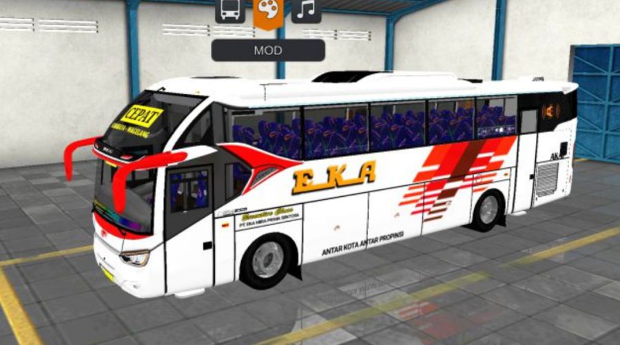 Mod Bussid Bus Eka SR2 HD