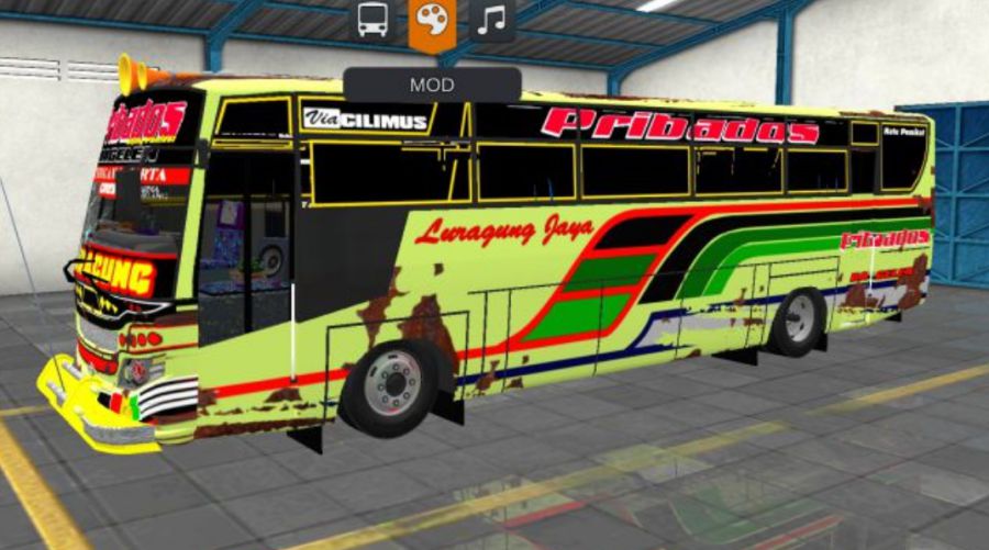 Mod Bussid Bus Putra Luragung New Proteus