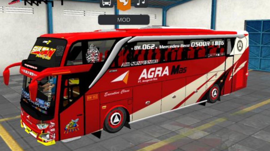 Mod Bussid Bus Agra Mas JB3+ Gen 1