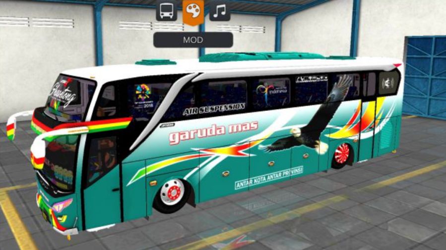 Mod Bussid Bus Garuda Mas JB2+ SHD