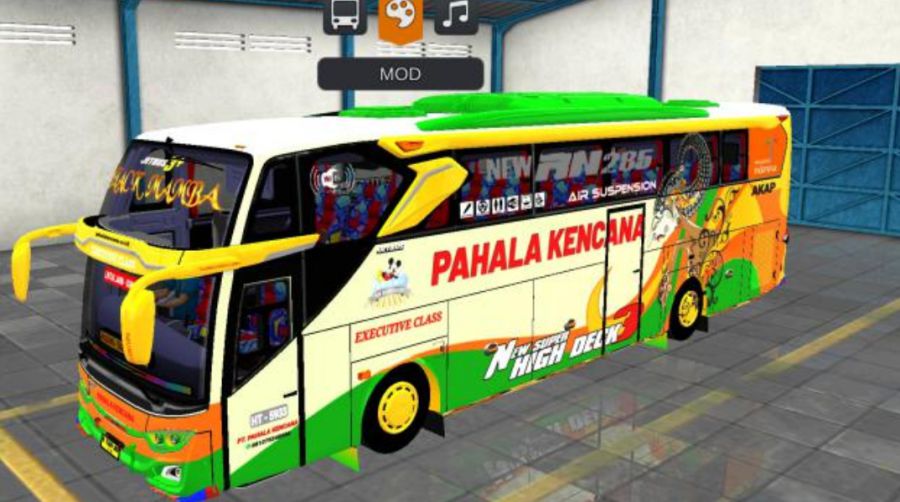 Mod Bussid Bus Pahala Kencana JB3+ SHD Hino RK