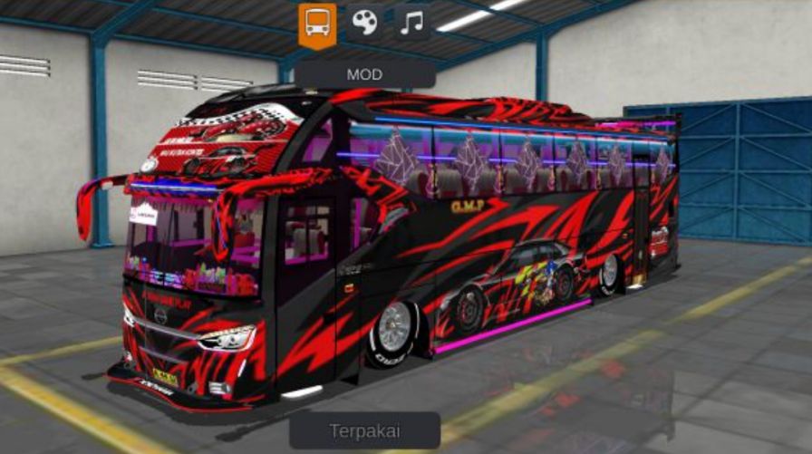 Mod Bussid Bus SR2 Red