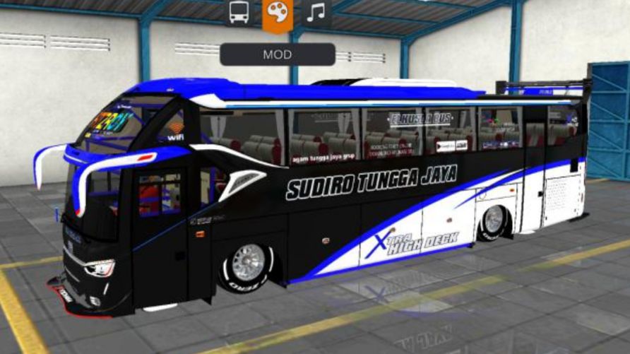 Mod Bussid Bus STJ SR2 Racing Ceper